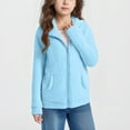 thumbnail image 2 of Coerni Girls Sherp𝐚 Fleece Hooded Jacket Teen Full Zipper Furry Fuzzy Coat With Pocket Trendy Lightweight Winter Warm Outerwear, 2 of 6