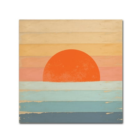 - Trademark Fine Art 'Sunrise Over the Sea' Canvas Art by Tammy Kushnir