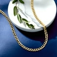 thumbnail image 3 of Ross-Simons Italian 6mm 18kt Yellow Gold Curb-Link Necklace, Women's, Adult, 3 of 6