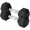 C. 15lbs - Pair, variant on C. 15lbs - Pair Rubber Grip Hex Rubber Encased Hand Dumbbells, Non-Slip Knurled Grip Workout Weights for Home Gym Strength Training