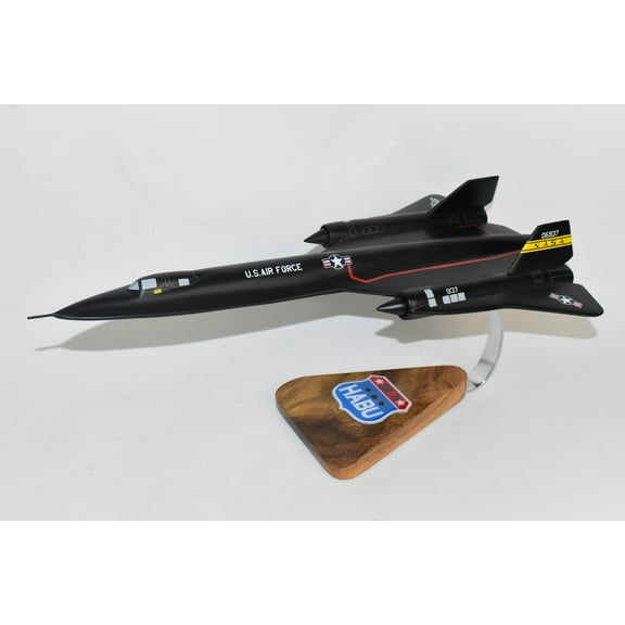 Skunk Works® SR-71A Blackbird® YF-12C, 937, Mahogany, 18" Model