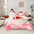 thumbnail image 4 of Castle Fairy Floral Sakura Queen Comforter Set,Japanese Style Bedding Comforter Set, 4 of 8