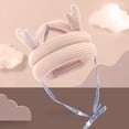 thumbnail image 1 of Sombrero de seguridad ajustable para bebés Cojín para la cabeza transpirable para la cabeza a caminar de - astas beige Hugo cojín de sombrero de niño, 1 of 8