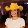thumbnail image 1 of Chapeau Bob pour Tenue Décontractée avec Style à Grand Bord Occidental pour Fêtes et Concerts, 1 of 4