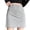 *Gray, variant on ClodeEU Women's High Waisted Elastic Waist Skort with Side Slit ,Y2K Athletic Anti Exposure Culottes Black,Womens Plus L
