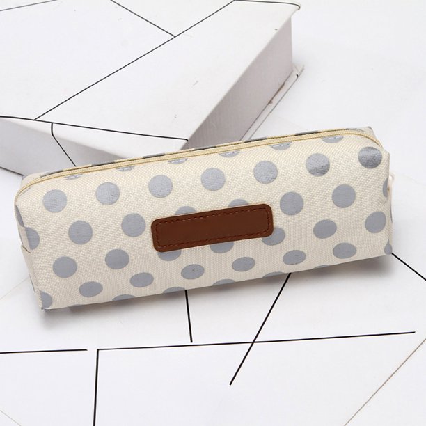 Plaid Pencil Pouch Students Solid Color Pencil Pouch Female Stationery Bags For Men And Women Stationery Box Pencil Pouch