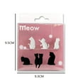 thumbnail image 4 of Ramiter 6pcs Chat Boisson Marqueurs Animal Chat Chat Chat Charmes Verre de Silicone Marqueurs Affichage Verre, 4 of 5