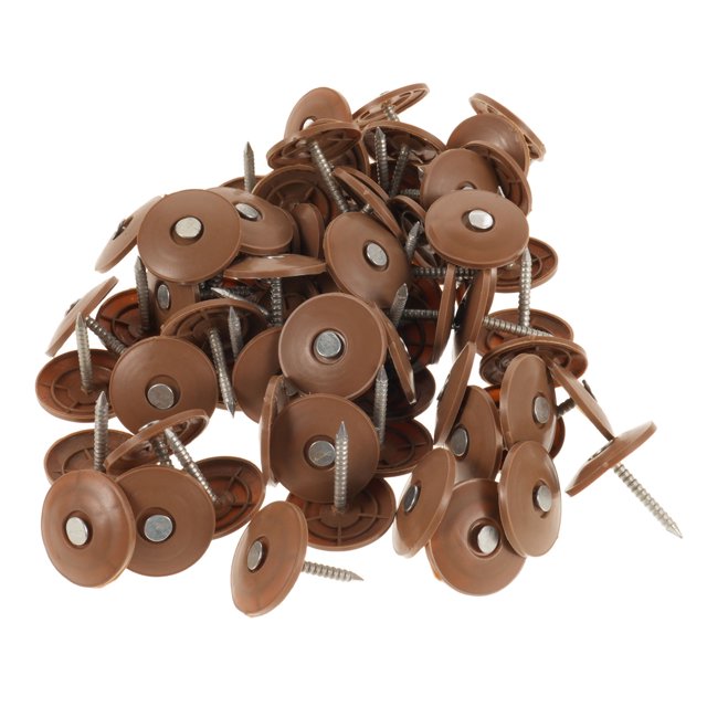 unbranded 200Ud Clavos Para Con Tapas Plásticas Para Fijar Aislante Y Lámina