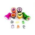 thumbnail image 6 of TINYMILLS Cute Spooky Halloween Stampers for Kids, 50 Pack Assorted Spooky Designs, Multi-Color Plastic Self-Inking Stamps with Pumpkin, Ghost, Bat Patterns for Party Favors, Non-Candy Trick or Treat, 6 of 6