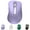 light purple, variant on Wireless Mouse, 2.4GHz with USB Receiver, 1200 DPI Optical Tracking, 5 Buttons,Ambidextrous PC/Mac/Laptop -Purple