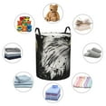 thumbnail image 7 of Cauagu Ink Style Bald Eagle for Laundry Basket,Collapsible Organizer Basket for Storage Bin Toy Bins Gift Baskets Bedroom Clothes Children Nursery Hamper -Medium, 7 of 7