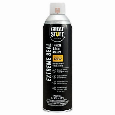 Great Stuff Leak Sealer,Rubber,Clear,Spray GSEC14101