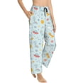 thumbnail image 2 of Daiia Space With Dino Astronauts Women's Sleep Pant with Pockets and Drawstring,Pajama Pants-XX-Large, 2 of 9