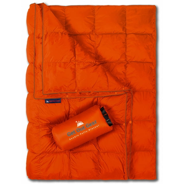 Manta de Camping Doble Puffy Resistente al Agua Get Out Gear