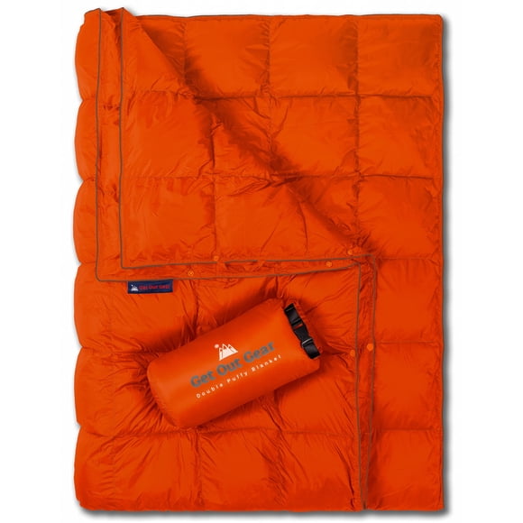 Manta de Camping Doble Puffy Resistente al Agua Get Out Gear