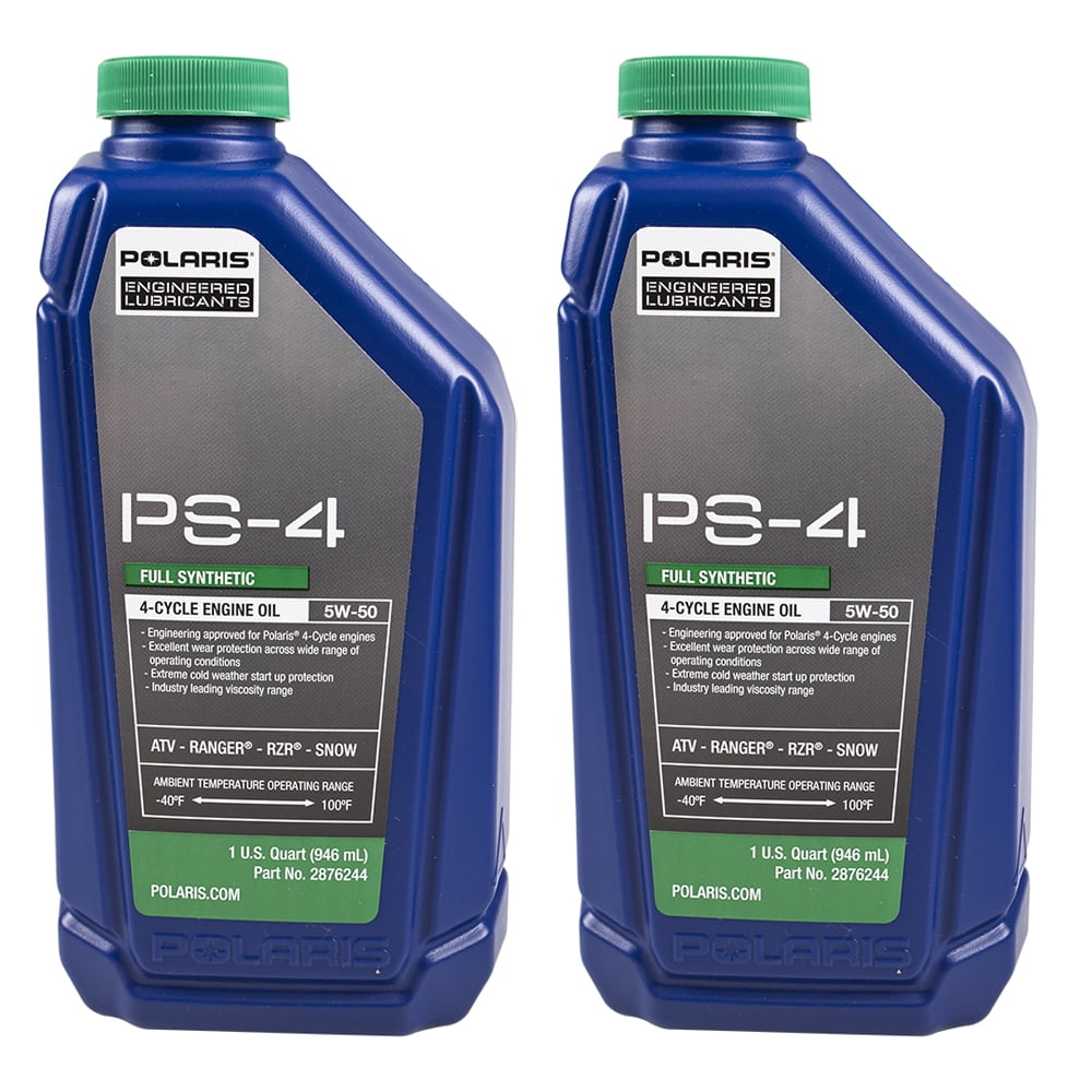 Polaris 2876244 PS4 Full Synthetic 5W50 4Cycle Engine Oil 1QT OEM