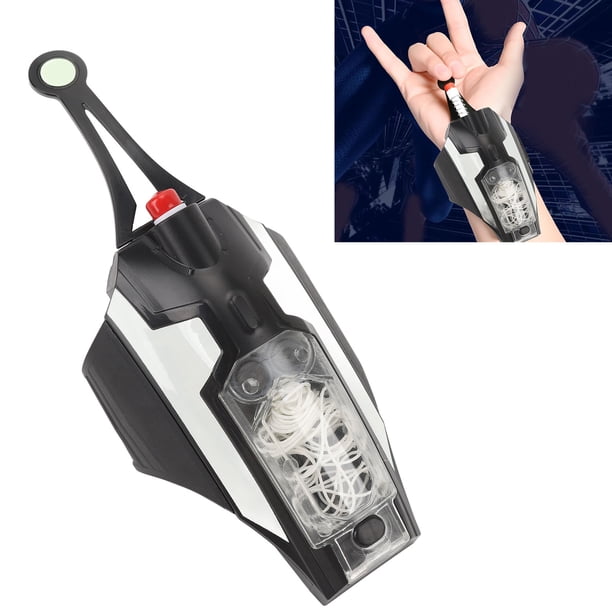 Juguete Lanzador De Telaraña, Interesante Lanzador De Telaraña ABS Luminoso Con Resorte Para Cuerda