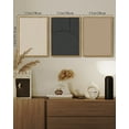 thumbnail image 2 of SHENIFY Mid-Century Modern Wall Art Minimalist Abstract Boho Neutral Line Wall Decor Geometric Artwork Kitchen Dining Room 11x14in3pcs Natural Framed, 2 of 5