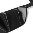 thumbnail image 5 of Ikon Motorsports Compatible with 15-17 Ford Mustang Rear Bumper Lip Diffuser HN Style Unpainted PP, 5 of 8