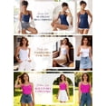 thumbnail image 6 of Sociala Women's Seamless Camisole Tank Tops Stretch Spaghetti Strap Camisoles Built-in Bra Basic Undershirt Tanks, 6 of 12