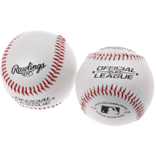 Rawlings OLB3SW2 Official League Baseballs, 2 Pack