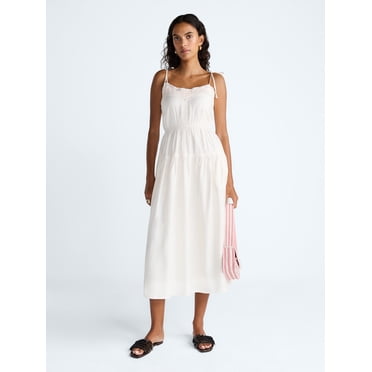 Scoop Women's Maxi Tier Tie Dress, Parsnip, Sizes XS-XXL