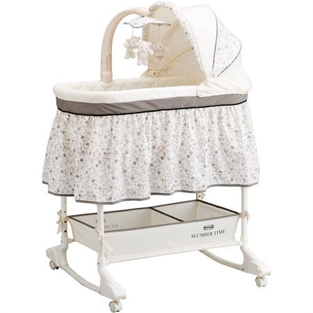 Simmons Kids Deluxe Gliding Bassinet, Slumber Time