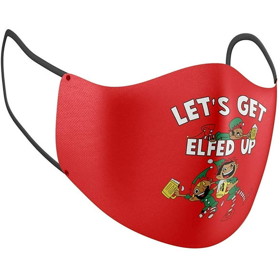 Christmas Face Mask Double Layer Reusable Cloth Holiday Season Masks