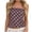 Blue, variant on HAiming Off the Shoulder Tops for Women Sleeveless Polka Dot Slim Cropped Wrap Shirts Casual Trendy Tee Vacation Going out Blouses