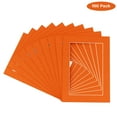thumbnail image 2 of Dark Orange Acid Free 16x20 Picture Frame Mats with White Core Bevel Cut for 12x16 Pictures - Fits, 2 of 3