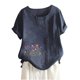 thumbnail image 5 of Camisetas de Manga Corta para Mujeres, Camiseta de Manga Corta Impresa Casual Hecha de 95% Poliéster 5% Spandex para Todas las Estaciones, Camisetas de Manga Corta para Mujeres, 5 of 6