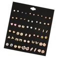 thumbnail image 4 of 30 Pairs Fashion Korean Stud Earring Earring Fashion Jewelry 3 3, 4 of 7