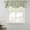 Green, variant on Teal Blue Stripes Tie Up Valance Curtains for Windows, Kitchen Curtains Window Treatments, Simple Geometric Modern Monochrome Short Window Shades Valances for Bedroom Bathroom Cafe 54"x18"