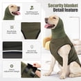 thumbnail image 3 of VeToyBs Dog Anxiety Vest with Head Cover,Breathable Calming Jacket for Dogs – Thunderstorms Fireworks Travel Separation (Blue, XL), 3 of 8