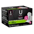 thumbnail image 4 of U by Kotex Ultra Thin Teen Pads with Wings, Extra Absorbency, Unscented, 14 Count, 4 of 9