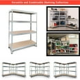 thumbnail image 4 of AR Shelving Versatile Customizable Storage Collection for Garage, Home and Office 35"x71"x18" 4-Tier Metal Shelf 2000 lb Galvanized Finish, 4 of 18