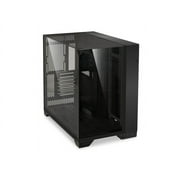 LIAN LI O11 Vision Black  Aluminum / Steel / Tempered Glass ATX Mid Tower Computer Case ----- O11VX