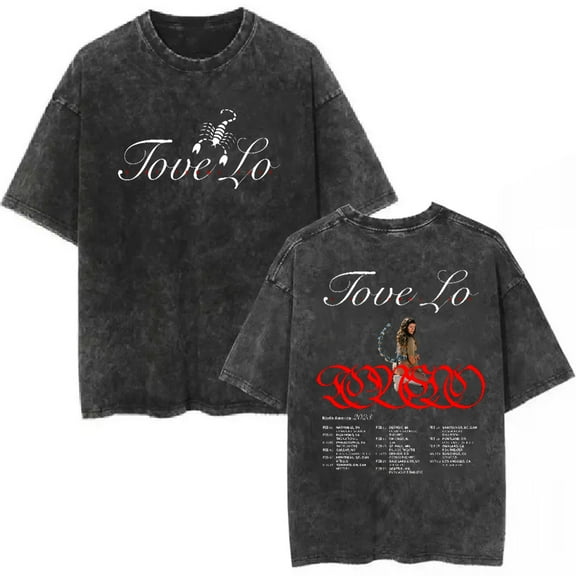 Tove Lo Tshirt Short Sleeve O-neck Cotton T-shirts Men Women Streetwear Tour Casual Unisex Fashion