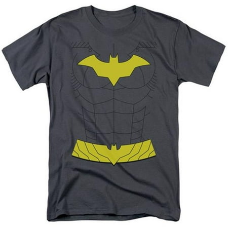 Batman-New Batgirl Costume - Short Sleeve Adult 18-1 Tee - Charcoal,