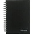 thumbnail image 2 of (2 pack) Cambridge Limited Hardcover Business Writing Notebook, 5" x 8", Medium, Black, 80 Sheets, 2 of 9