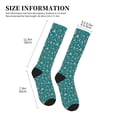 thumbnail image 2 of Picia Giraffes Doing Various Yoga Printed Sports Compression Socks - 15-20mmHg Graduated Compression, High-Performance Soft and Breathable Socks for Men and Women, 2 of 5