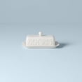 thumbnail image 2 of Lenox Plat à Beurre Sculpté Opal Innocence, Blanc, 2 of 2
