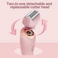 thumbnail image 3 of Women's Electric Razor - 2-in-1 Shaver, Portable & Elegant Pink Design, 3 of 5