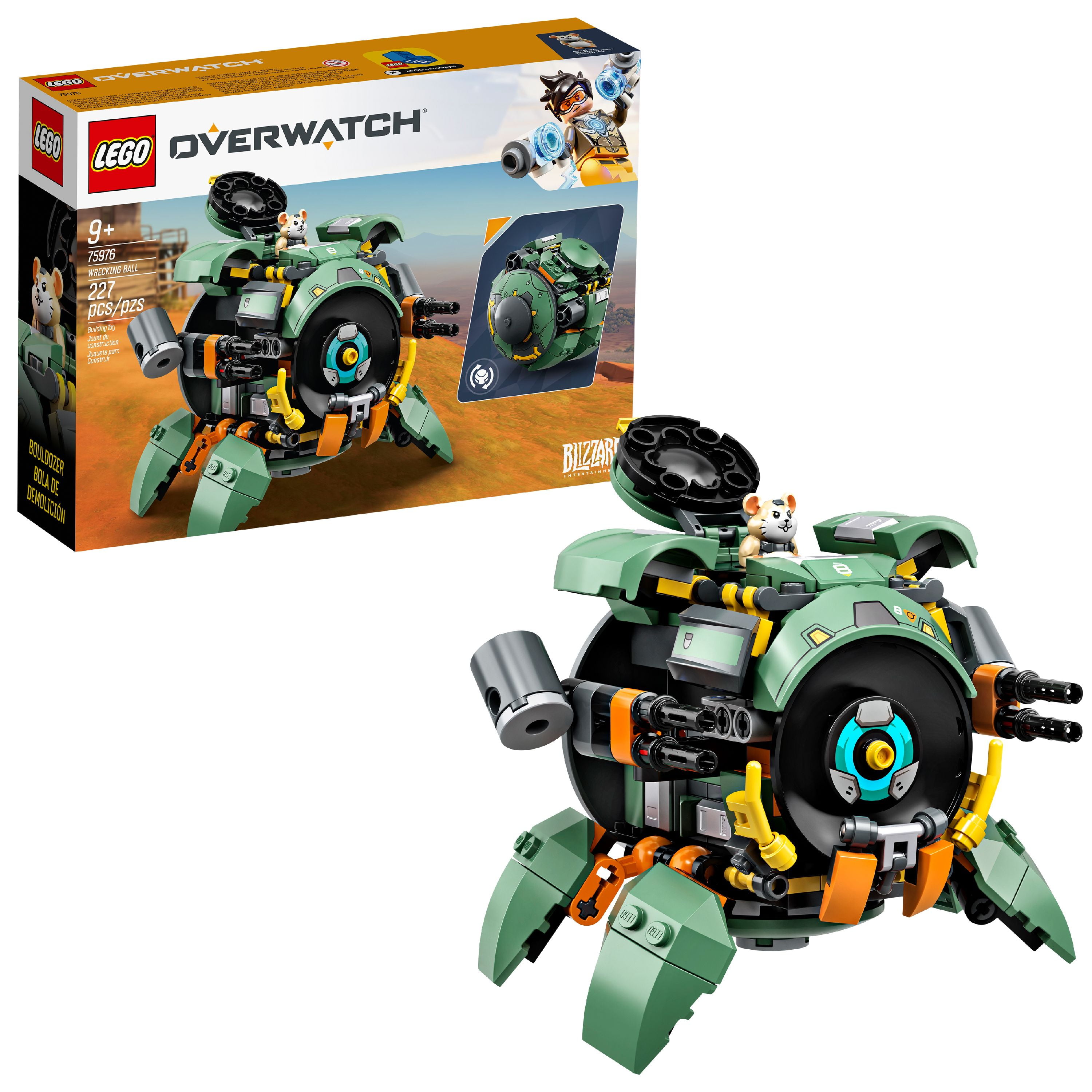 Game Robot Action Figure 75974 602 Pieces LEGO Overwatch Bastion Building Kit 