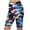 Sky Blue, variant on OKBOP Womens Shorts Green Activewear Camouflage Biker Shorts Active Fit Slim-Leg Workout Bottoms