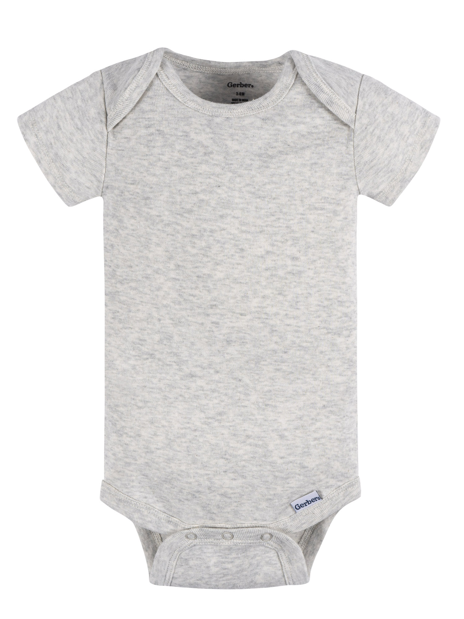 Gerber Baby Short Sleeve Bodysuits, 3 Pack photo 6