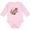 AD-Pink, variant on Inktastic Cute Smiling Valentine's Day Otter with Heart Boys or Girls Long Sleeve Baby Bodysuit