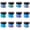 12 Glitter Vibrant Set, variant on Rolio Holographic Glitter - Craft Glitter for Resin, Makeup, Nail Art, Face & Body Art, DIY Crafts - 28g Jar, 1/128 to 1/64 Size, Maroon Red