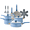 Blue, variant on SENSARTE Nonstick Pots and Pans Set, 18Pcs Non Stick Cookware Sets, Induction Kitchen Cookware Sets Green