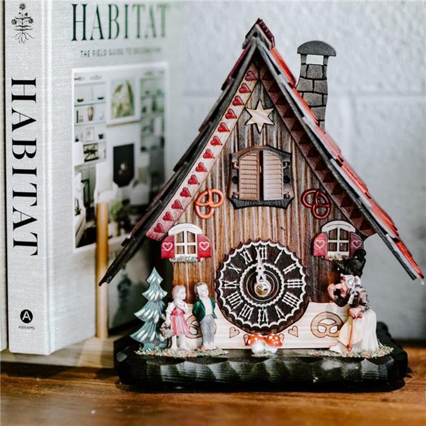 Hermle 65000 Hansel & Gretel German Mantel Cuckoo Clock